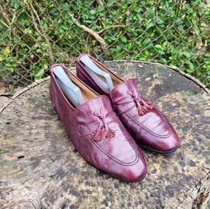Size 10 D Pierre Cardan Vintage Tassel Loafers